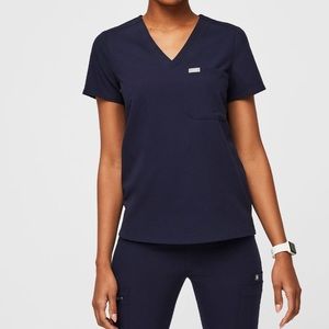 Women's Navy Catarina™ - One-Pocket Scrub Top - L / Navy